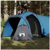 vidaXL Vidaxl Tente De Camping Tunnel 2 Personnes Bleu Imperméable
