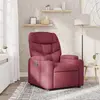 vidaXL Vidaxl Fauteuil Inclinable Rouge Bordeaux Tissu