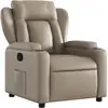 vidaXL Vidaxl Fauteuil Inclinable Cappuccino Similicuir