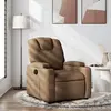 vidaXL Vidaxl Fauteuil Inclinable Marron Tissu