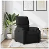vidaXL Fauteuil inclinable Noir Tissu