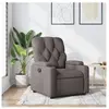 vidaXL Vidaxl Fauteuil Inclinable Taupe Tissu