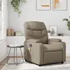 vidaXL Fauteuil de massage inclinable Cappuccino Similicuir