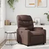 Non communiqué vidaXL Fauteuil inclinable Marron Similicuir