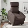 vidaXL Fauteuil inclinable électrique marron similicuir