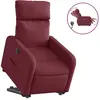 vidaXL Fauteuil inclinable rouge bordeaux tissu