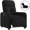 vidaXL Fauteuil inclinable électrique Noir Tissu