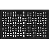 vidaXL Paillasson rectangulaire 45x75 cm caoutchouc