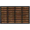 vidaXL Paillasson rectangulaire 45x75 cm caoutchouc et fibre de coco