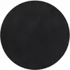 vidaXL Tapis HUARTE à poils courts doux et lavable noir Ø 120 cm
