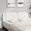 vidaXL Coussin de tête de lit blanc 183 cm similicuir