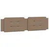 vidaXL Coussin de tête de lit cappuccino 200 cm similicuir