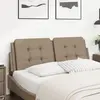 vidaXL Coussin de tête de lit cappuccino 140 cm similicuir