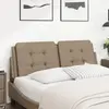 vidaXL Coussin de tête de lit cappuccino 120 cm similicuir