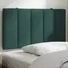 vidaXL Coussin de tête de lit vert foncé 80 cm velours