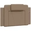 vidaXL Coussin de tête de lit cappuccino 100 cm similicuir