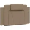 vidaXL Coussin de tête de lit cappuccino 90 cm similicuir