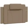 vidaXL Coussin de tête de lit cappuccino 80 cm similicuir