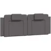 vidaXL Coussin de tête de lit gris 160 cm similicuir