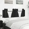 vidaXL Coussin de tête de lit noir et blanc 160 cm similicuir