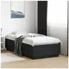 vidaXL Vidaxl Cadre De Lit Avec Lumières Led Noir 90x190 Cm Bois D?Ingénierie