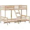 vidaXL Lit superposé 80x200/120x200 cm bois de pin massif
