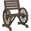 vidaXL Chaises de jardin Bois de sapin massif
