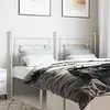vidaXL Tête de lit métal blanc 160 cm