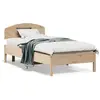 vidaXL Cadre de lit avec tête de lit 75x190 cm bois de pin massif