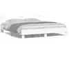vidaXL Cadre de lit avec tête de lit et LED blanc 180x200 cm
