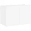 vidaXL Meuble TV mural blanc 80x30x41 cm