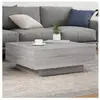 vidaXL Table basse sonoma gris 80x80x31 cm bois d'ingénierie