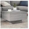 vidaXL Table basse sonoma gris 55x55x31 cm bois d'ingénierie