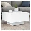 vidaXL Table basse blanc 55x55x31 cm bois d'ingénierie
