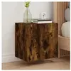 vidaXL Meubles TV muraux 2 pcs chêne fumé 40,5x30x40cm bois ingénierie