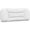 vidaXL Coussin de tête de lit blanc 100 cm similicuir