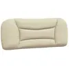 vidaXL Coussin de tête de lit crème 100 cm tissu