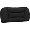 vidaXL Coussin de tête de lit noir 90 cm similicuir