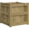 vidaXL Jardinière 50x50x50 cm bois de pin imprégné