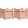 vidaXL Jardinières 2 pcs bois massif douglas