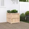 vidaXL Jardinière d'extérieur 60x60x60 cm bois de pin massif