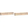 vidaXL Jardinières 2 pcs bois de pin massif