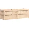 vidaXL Jardinière 150x50x50 cm bois de pin massif