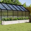 vidaXL Jardinières 2 pcs blanc bois de pin massif