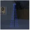 vidaXL Arbre de Noël lumineux avec piquets 220 LED bleu 180 cm