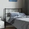 vidaXL Tête de lit métal noir 75 cm