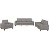 vidaXL Ensemble de canapés 4 pcs taupe tissu