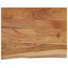 vidaXL Étagère murale rectangulaire massif acacia bordure assortie