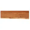 vidaXL Étagère murale rectangulaire massif acacia bordure assortie