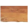 vidaXL Étagère murale rectangulaire massif acacia bordure assortie